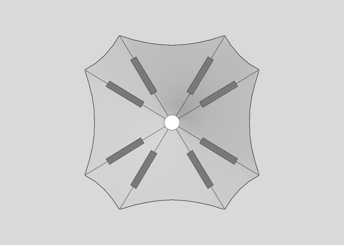 Truncated Square Umbrella